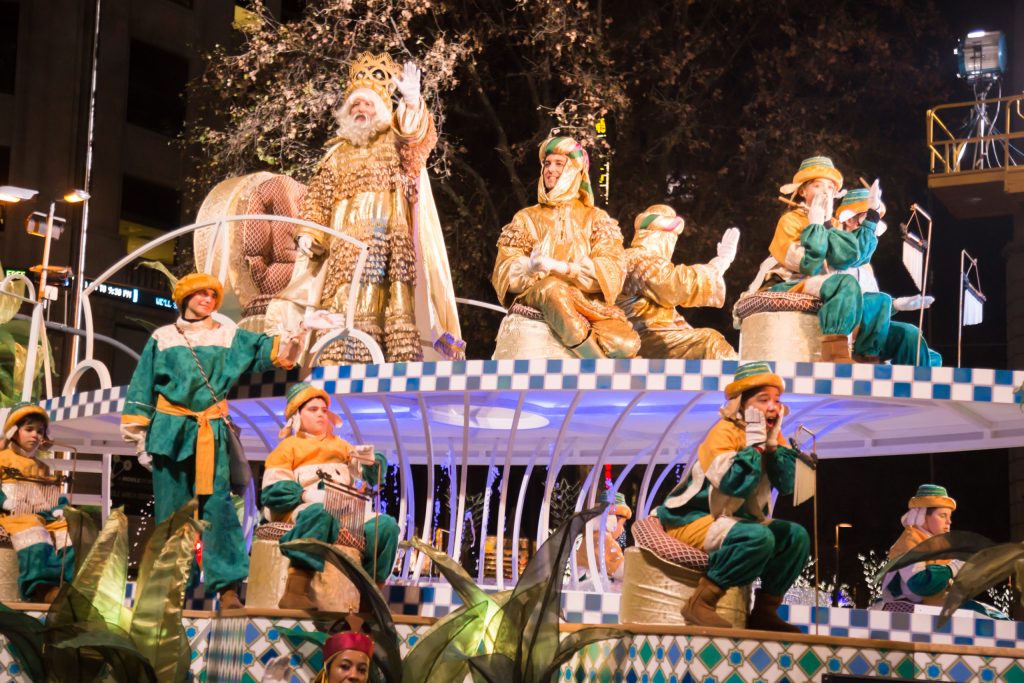 Cabalgata de los Reyes Magos en Barcelona Rey Blanco