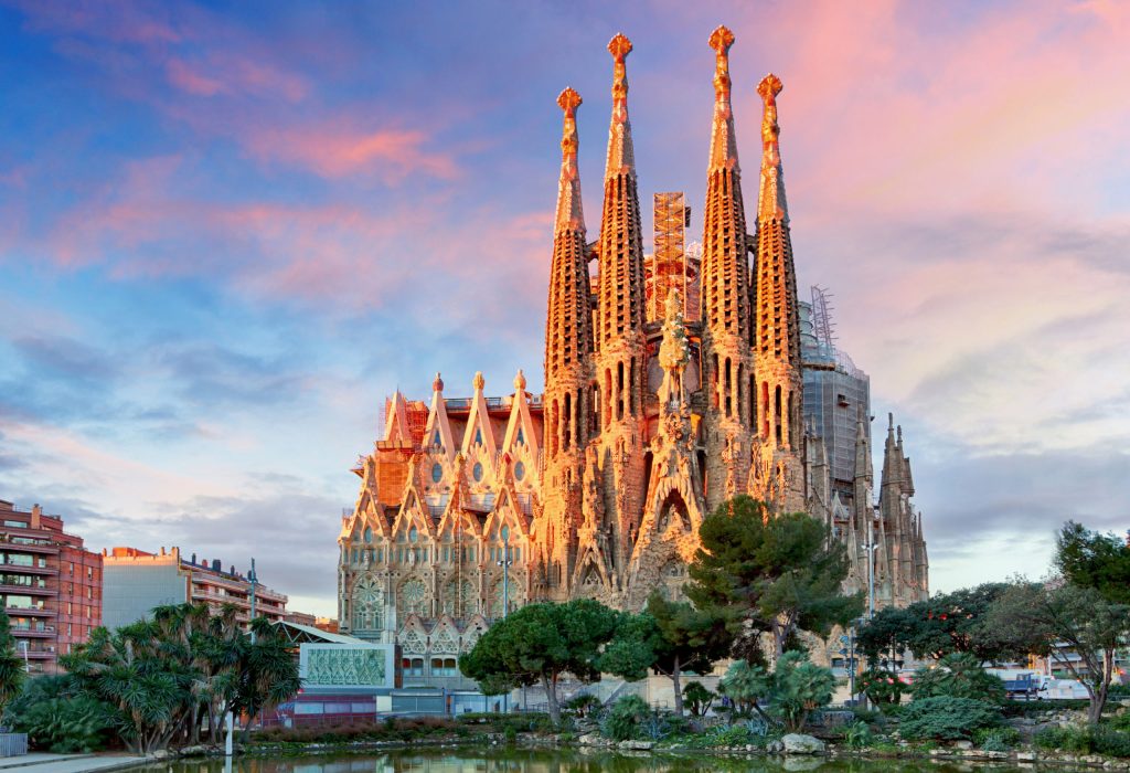 barcelona invierno frio sagrada familia