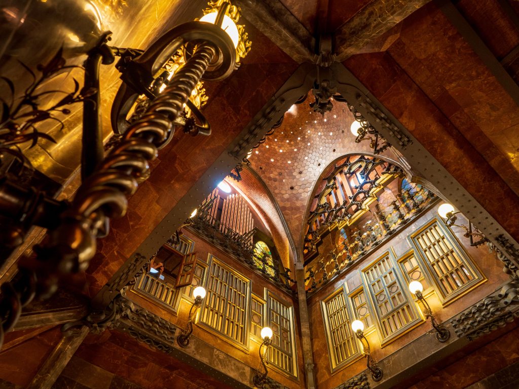 Palau Güell de Antonio Gaudí en Barcelona