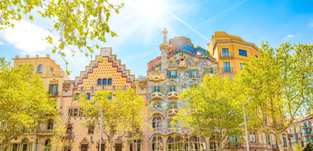 Casa Batlló de Antonio Gaudí en Barcelona